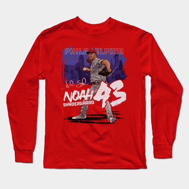 Noah Syndergaard Philadelphia State Long Sleeve T-Shirt by ganisfarhan